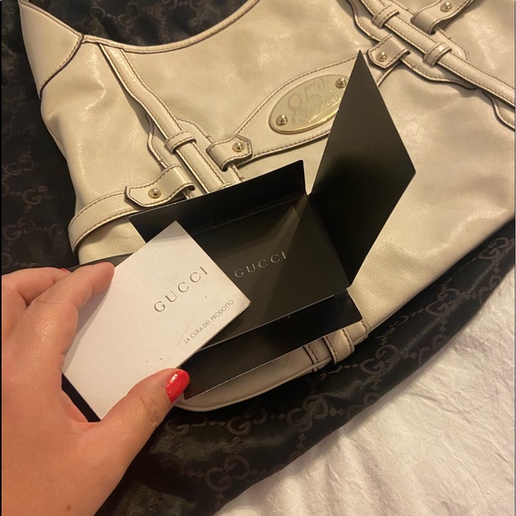 Limited 85th Edition Gucci all leather hobo purse. Mint condition. - Picture 2 of 5